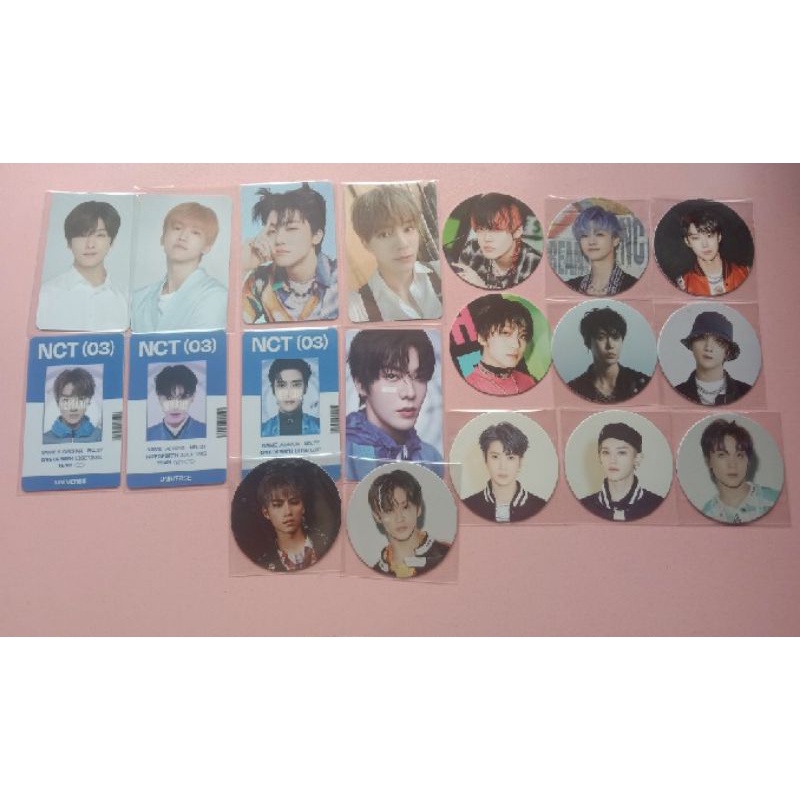 photocard PC nct jaemin Jaehyun Jeno jisung Dicon mernel Thai cafe renjun Lucas our home Kun yb xiao