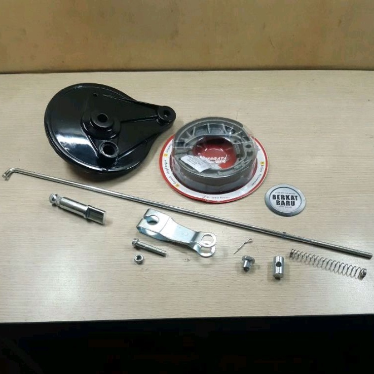 Panel Tutup Tromol Belakang Honda Grand Prima Star WIN SET Hitam