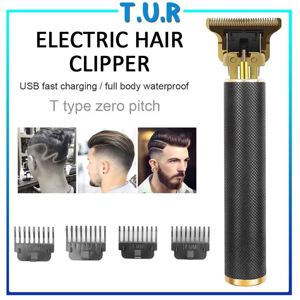 Alat Cukur Rambut Elektrik USB/Alat Cukur Elektrik Profesional Hair Trimmer Detailer   Cordless Hair Clipper  Alat Penata Rambut Untuk Pria