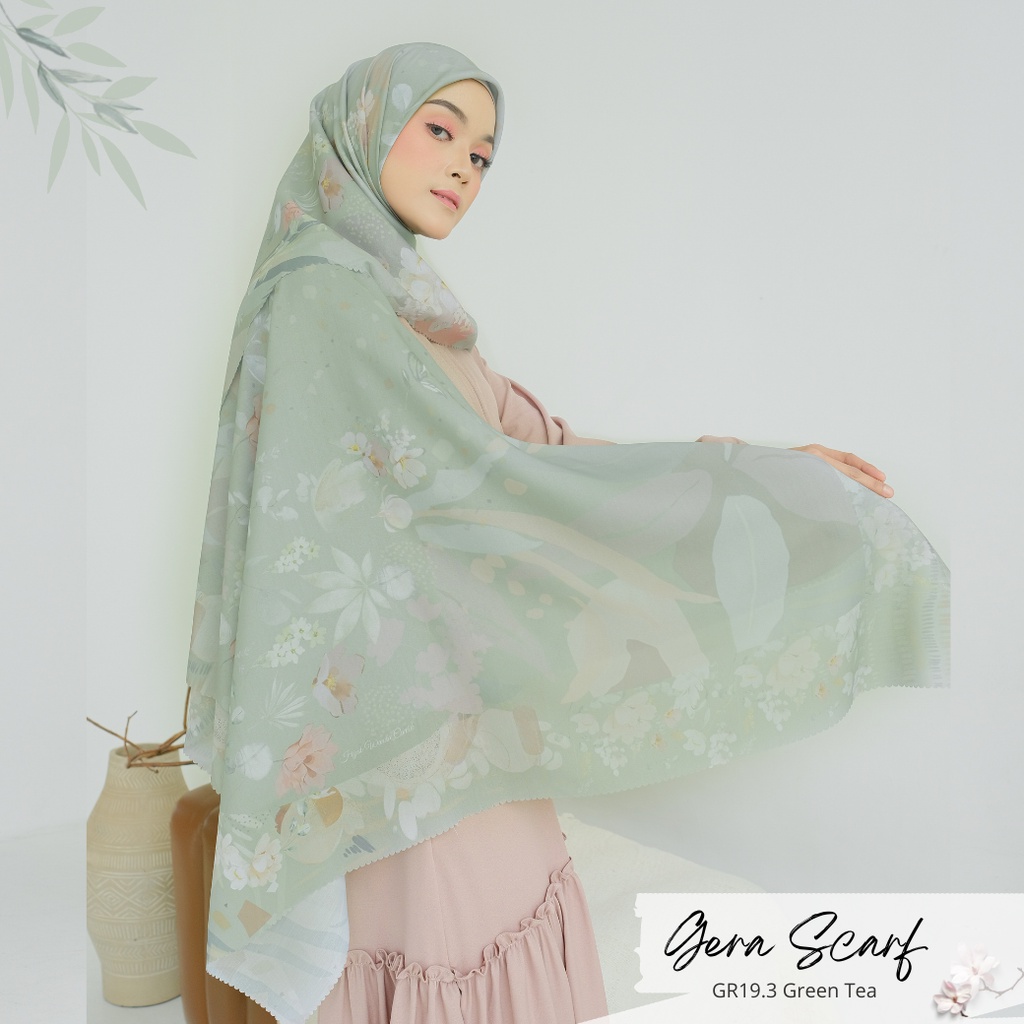 Hijabwanitacantik - Gera Scarf | Bahan  Linea voal yang tebal dan anti licin