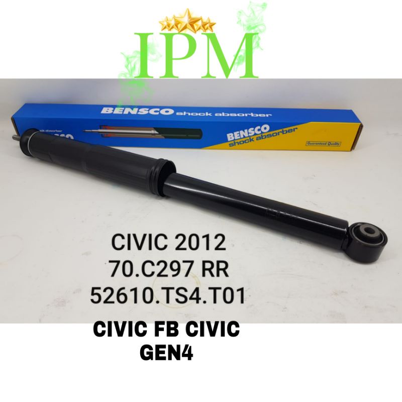 SHOCKBREAKER BELAKANG HONDA CIVIC FB CIVIC 2012-2016 ORI BENSCO GARANSI