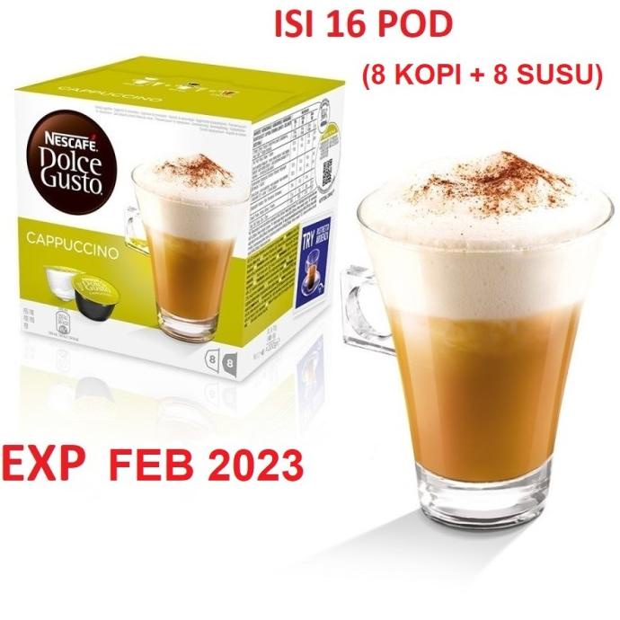 

[BISA COD] Nescafe Dolce Gusto Cappuccino 16 Capsule | Coffee Kapsul Kopi