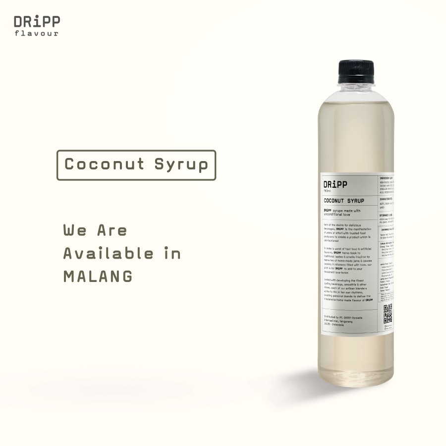 

DRiPP Coconut Syrup - Sirup Rasa Kelapa