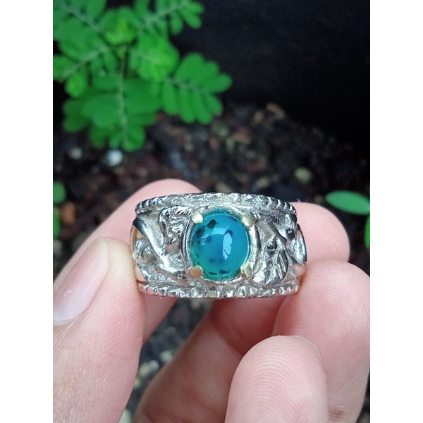 ✅ Natural Bacan Doko Kristal - size Minion ( Batu Akik asli Ternate - bukan obi giok idocrase lumut 