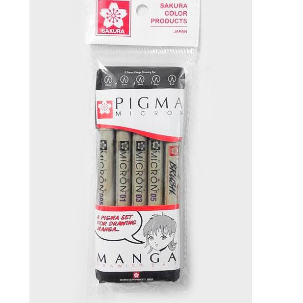 

Ready Berkualitas Sakura Pigma micron Manga Drawing Set