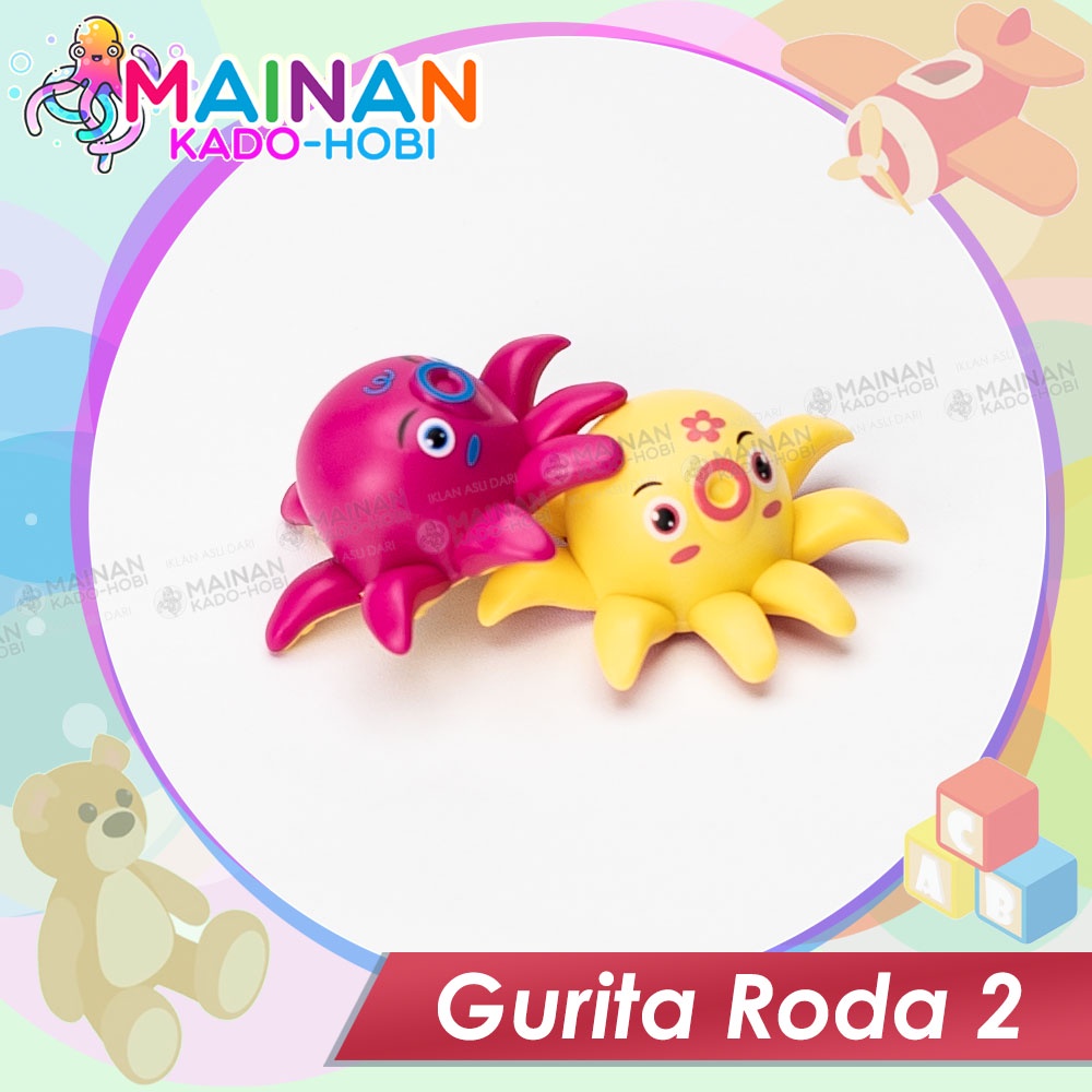MAINAN ANAK SEA ANIMAL HEWAN LAUT GURITA OCTOPUS RODA 2