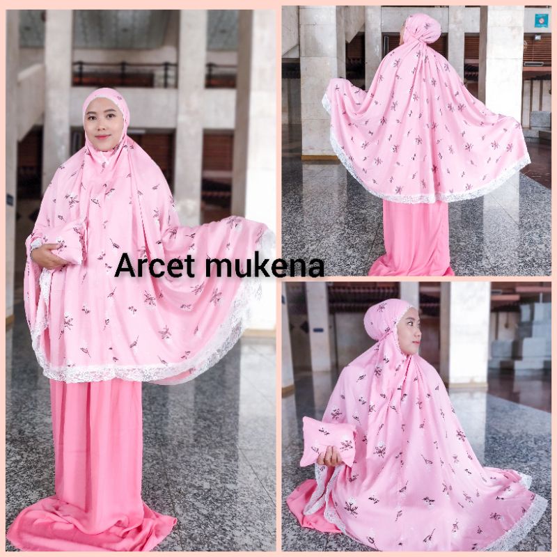 Mukena Dewasa / Mukena Rayon Silk Premium / Mukena Rayon Silk Premium
