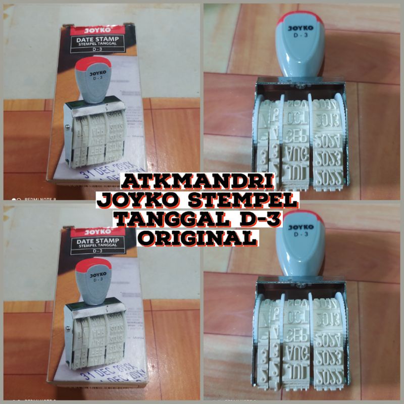 

JOYKO STEMPEL TANGGAL D-3 ORIGINAL NEW