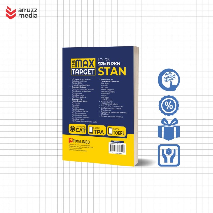 BUKU THE MAX TARGET LOLOS SPMB PKN STAN 2023/2024