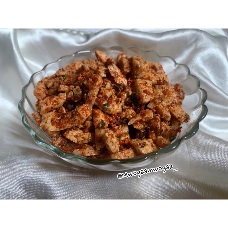 

Basreng pedas daun jeruk 500gr