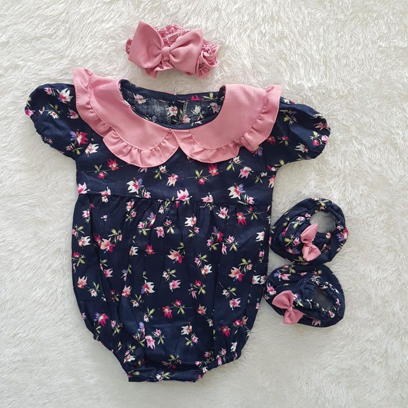 Baju bayi Ribbon Flo Jumper