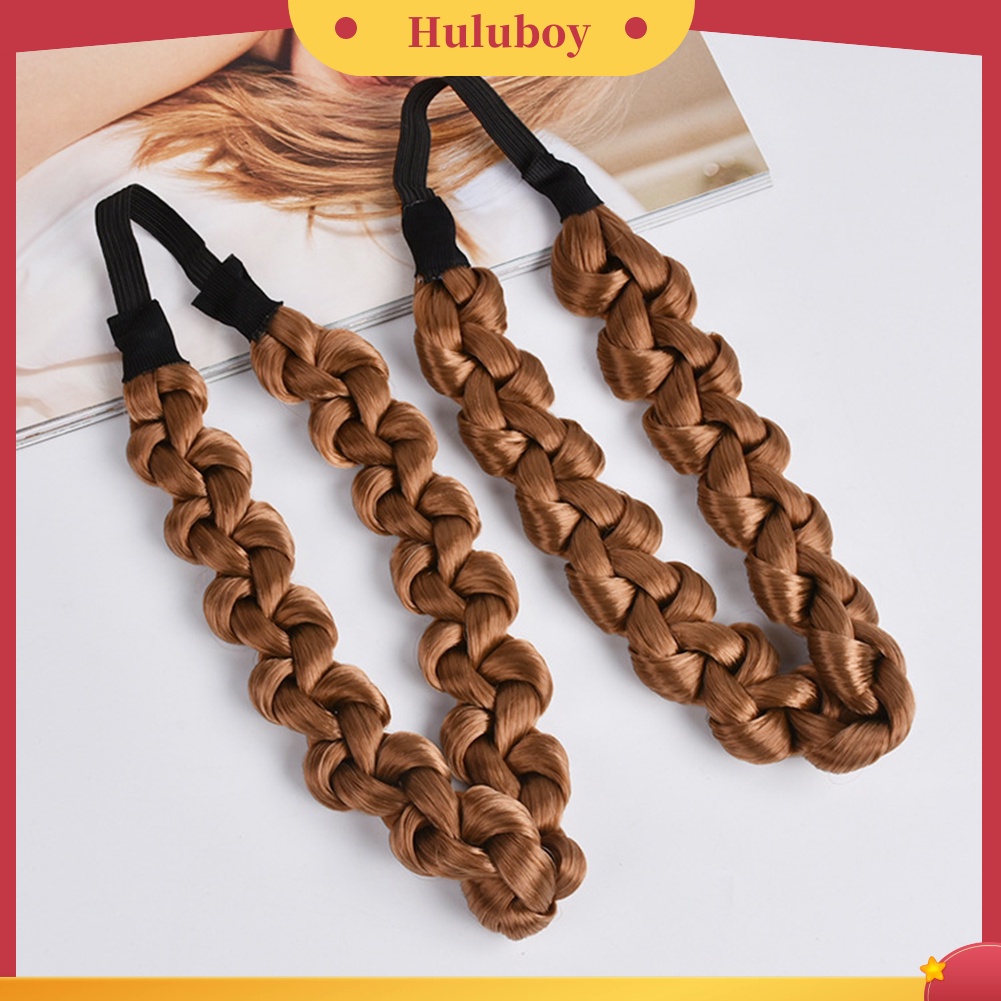 Bandana Rambut Model Kepang Elastis Untuk Wanita