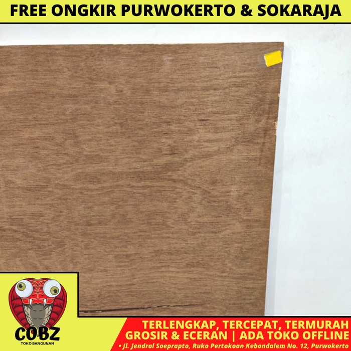 

12 MM X 120 CM X 240 CM / NM TRIPLEK MULTIPLEK PAPAN KAYU 12 MM BIASA