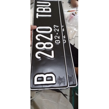 PLAT NOMOR MOBIL (RAPI) tebal 1mm