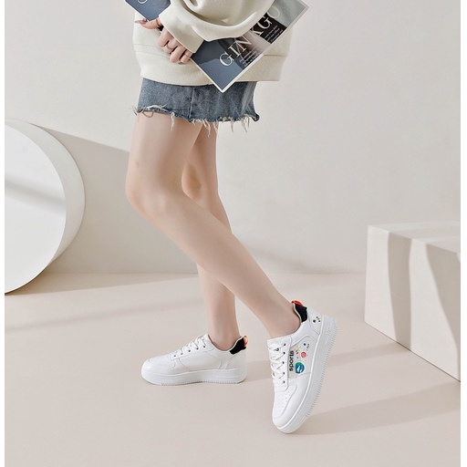 [Original Ber-Hologram] SNEAKYSHOES PRINT  SNEAKERS WANITA FASHION KOREA IMPORT PREMIUM - 222