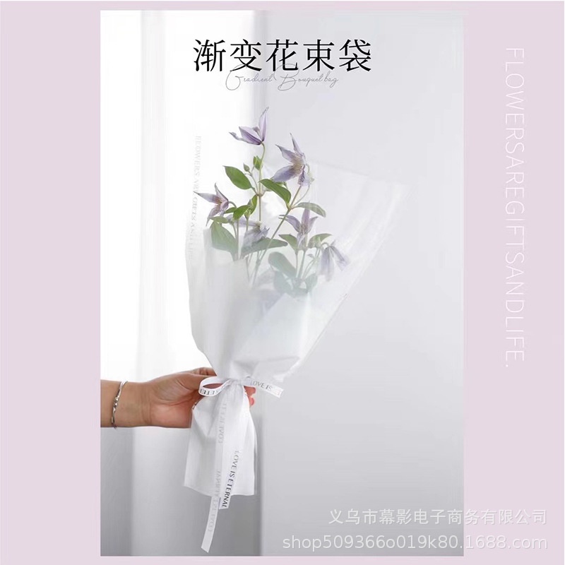 Mini Wrapping Plastic Plastik Bunga Buket