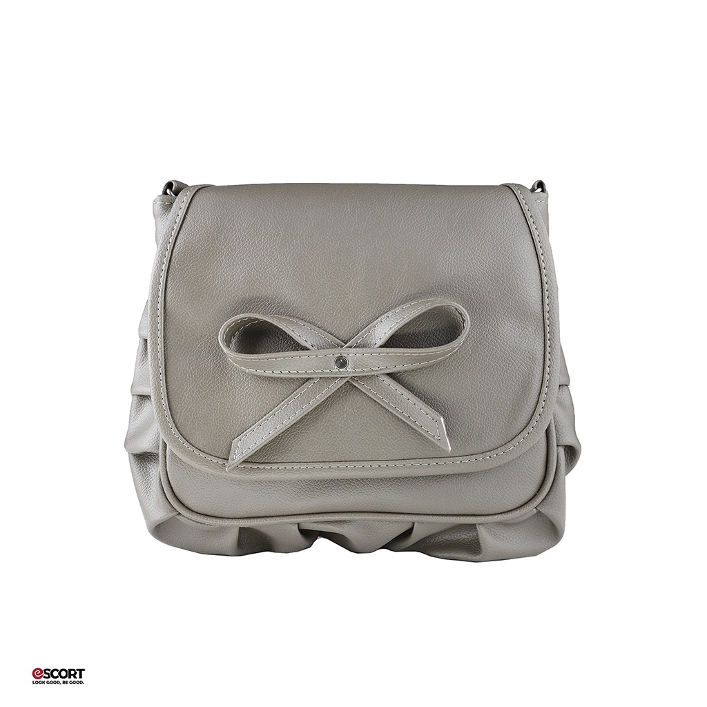 Escort Sling Bag Tas slempang wanita warna Brown Coffee Black Olive - Tas Wanita terbaru model tas selempang