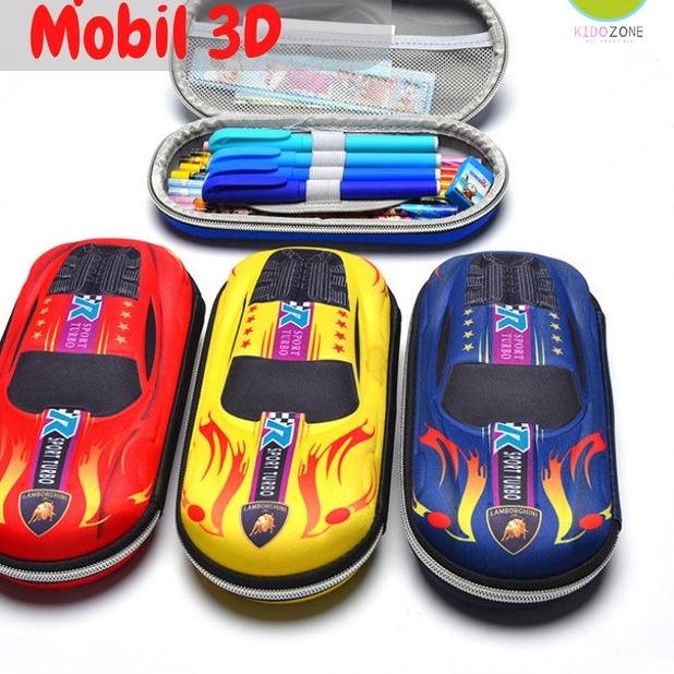 

66R⋆ Tempat Kotak Pensil Tepak 3D Timbul Hardtop Pencil Case PC0016 Kirim Langsung