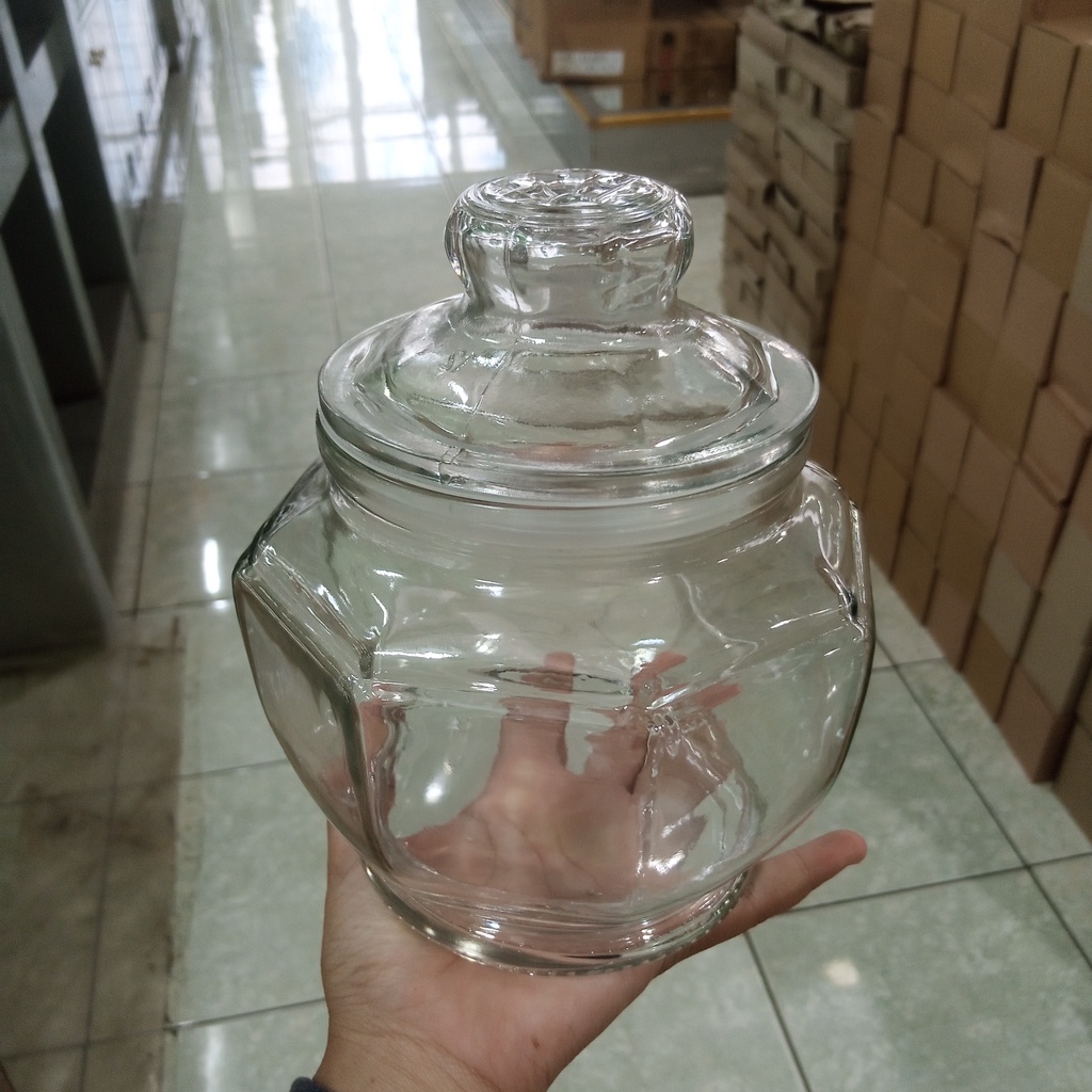 Jual Souvenir Toples Kaca Stoples Wadah Peyimpanan Kedap Udara J Toples Bumbu Toples Klasik