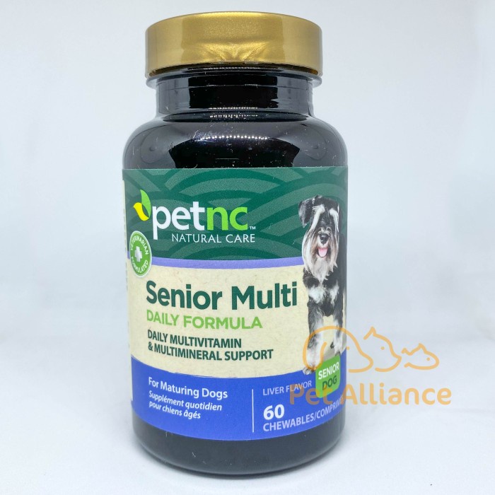 PETNC SENIOR DAILY MULTIVITAMIN FOR DOG - VITAMIN ANJING TUA (USA)