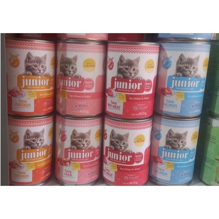 JUNIOR WET FOOD 400gr SEMUA USIA ALL LIFE STAGE