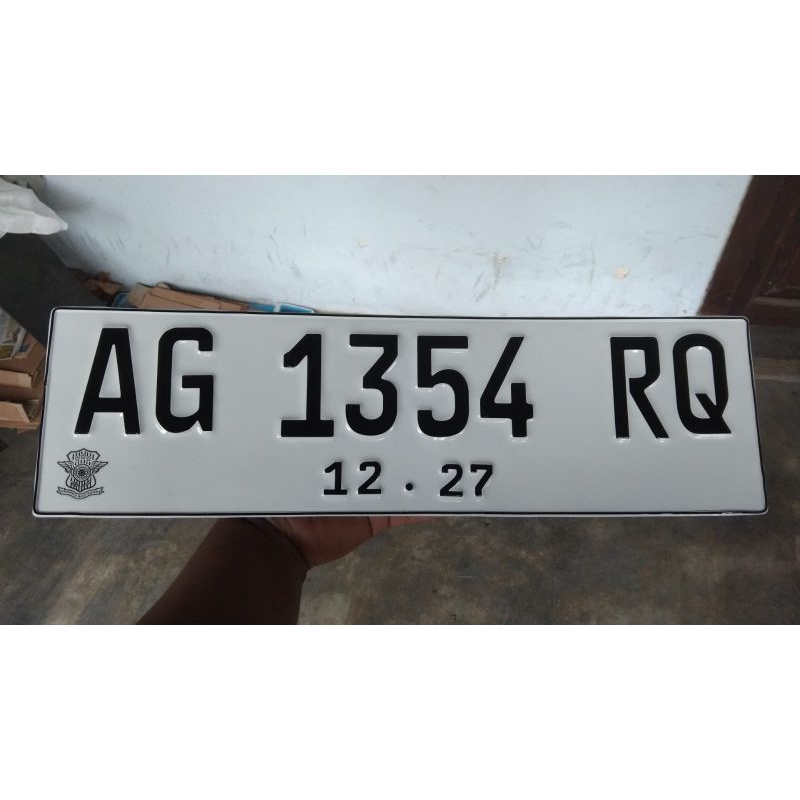 plat nomor mobil font Terbaru 1pcs