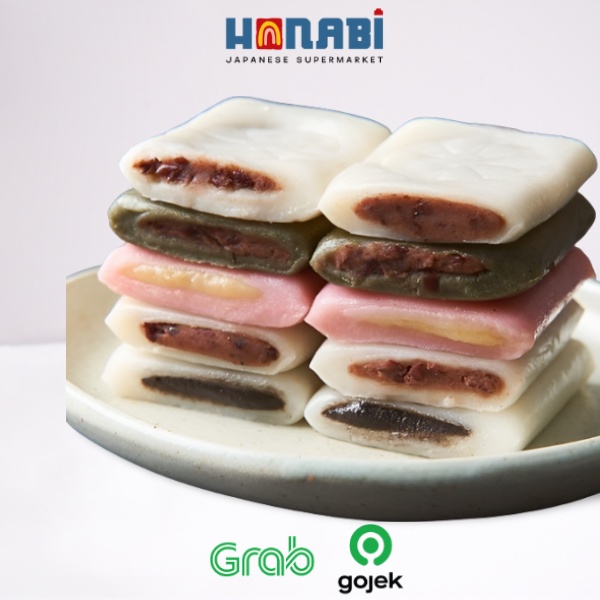 

PO 1day Angko Jolpyon Tteok Korean Traditional Rice Cake 200g Halal - Kue Traditional Korea