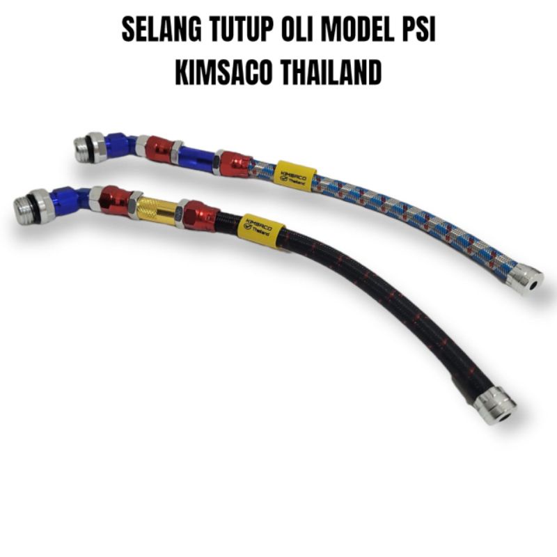 TUTUP OLI SELANG MODEL PSI SERAT SELANG TUTUP OLI 45° UNIVERSAL MOTOR