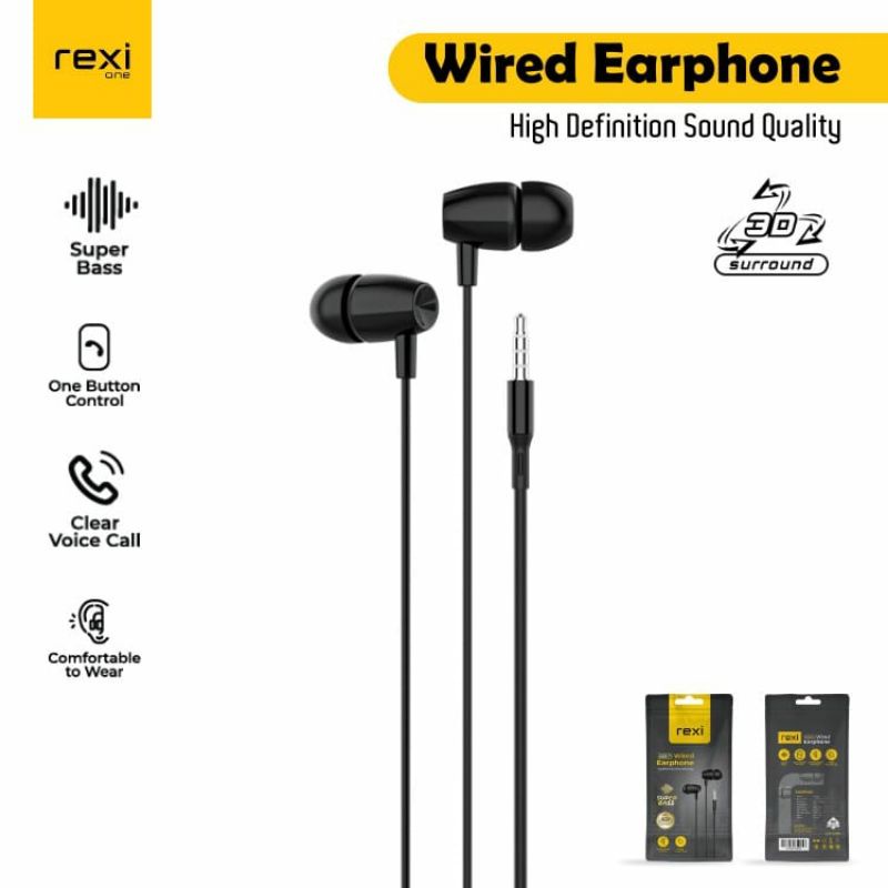 WIREDPHONE//EARPHONE//HEADSET//REXI