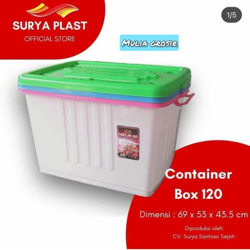 Container Box 120 liter Mars Bening Kontainer Box