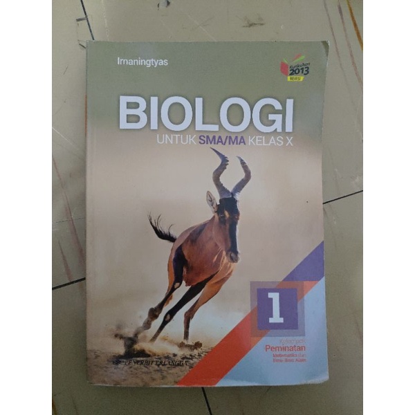 BIOLOGI SMA/MA KELAS 10 (X) IRNANINGTYAS ERLANGGA