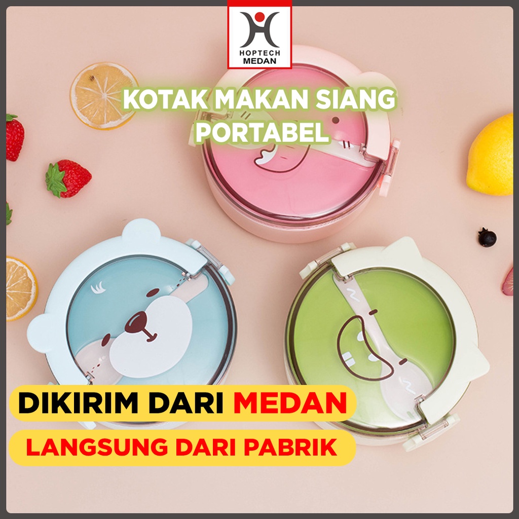 Lunch boxportable | Kotak makan Design lucu | Tempat makan portabel