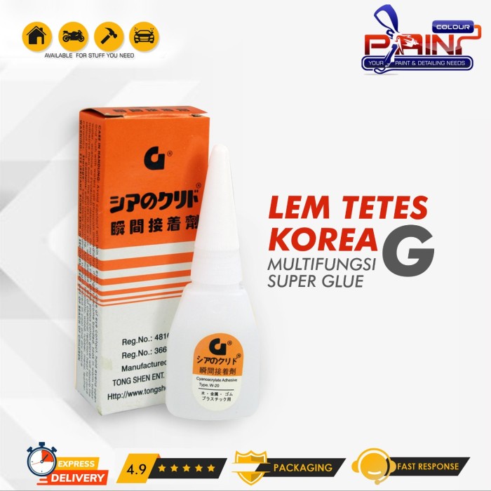 

Lem Tetes Korea G / Lem Tetes Multifungsi Super Glue