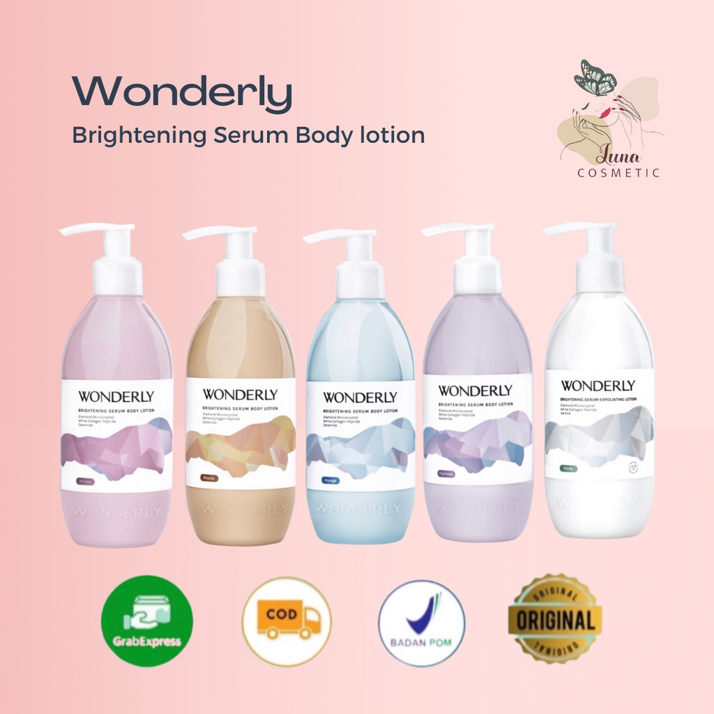 WONDERLY Brightening Serum Body lotion Fearless / Lotion Pemutih Badan