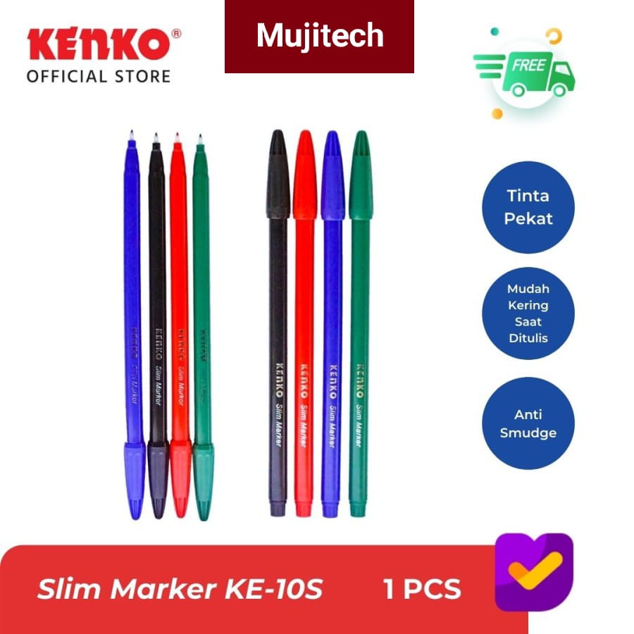 

KENKO SPIDOL SLIM MARKER / SPIDOL TINTA KE-10S