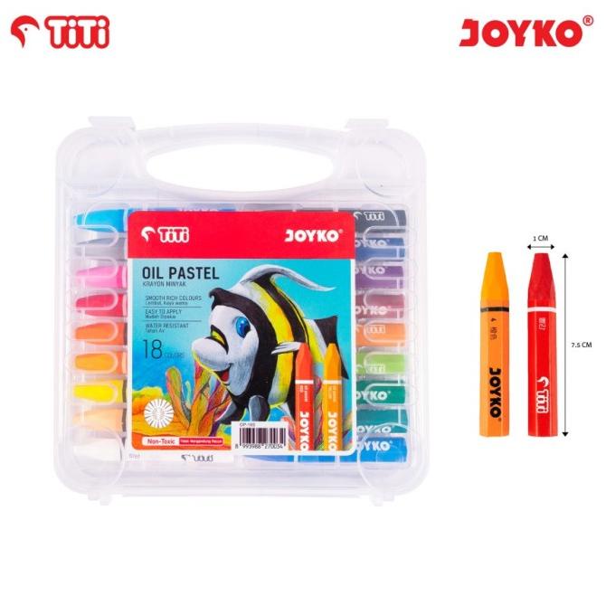

Oil Pastel Crayon Joyko TiTi OP-18S 18 Warna