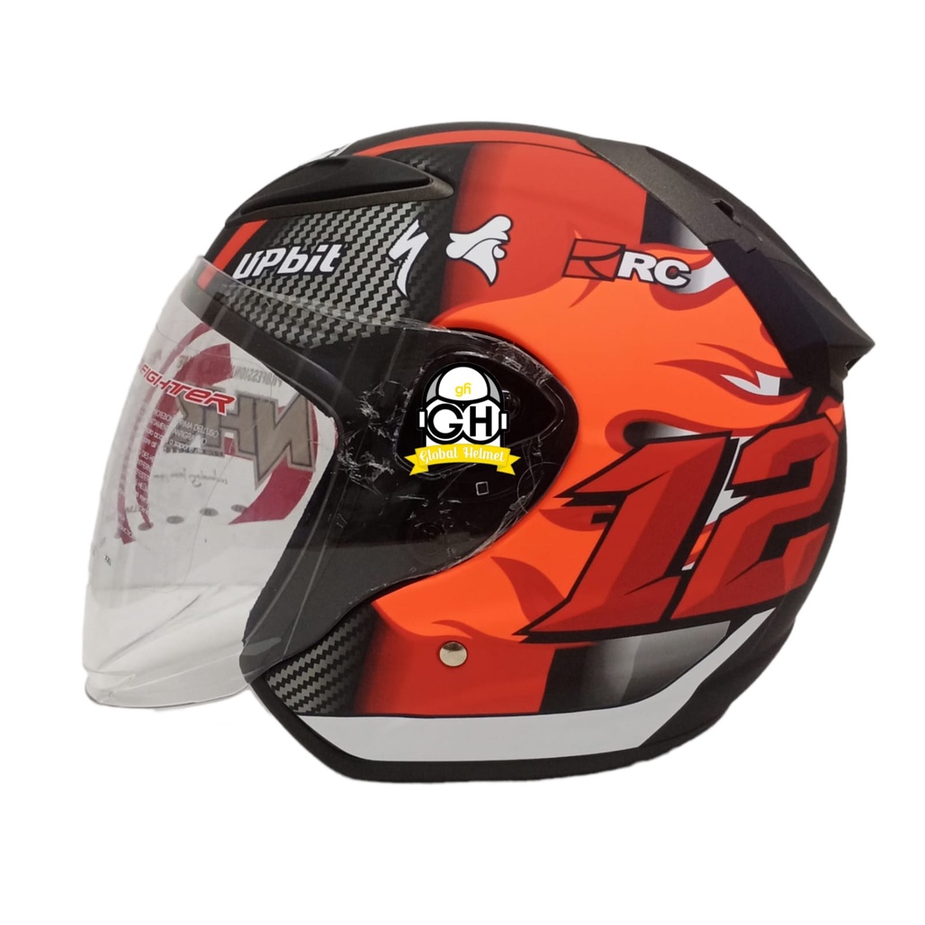 HELM NHK R6 SE ALI ADRIAN BLACK DOFF HALF FACE