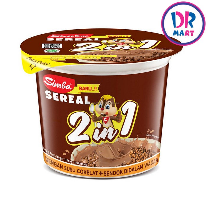 

Simba Sereal 2 in 1 Rasa Cokelat cup 24gr