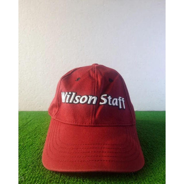 Topi golf Wilson merah