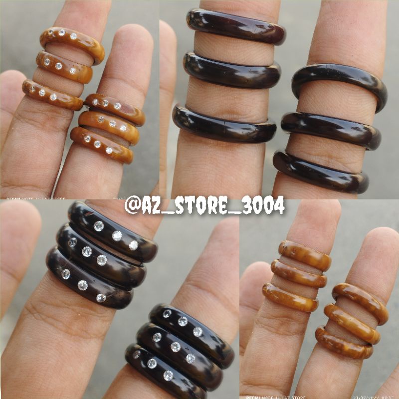 CINCIN KAYU KAUKAH / PUKAHA / KOKKA POLOS