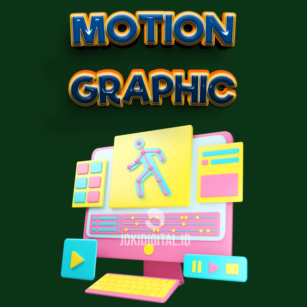 Animasi Motion Graphic | Grafis Gerak | Infografis | Logo | Tipografi | Animasi loop | User interfac