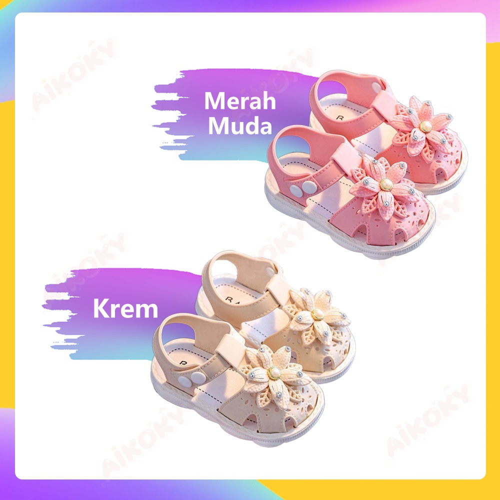 Aikoky Sandal Anak Perempuan Sandal Anak Bayi Lembut Lucu