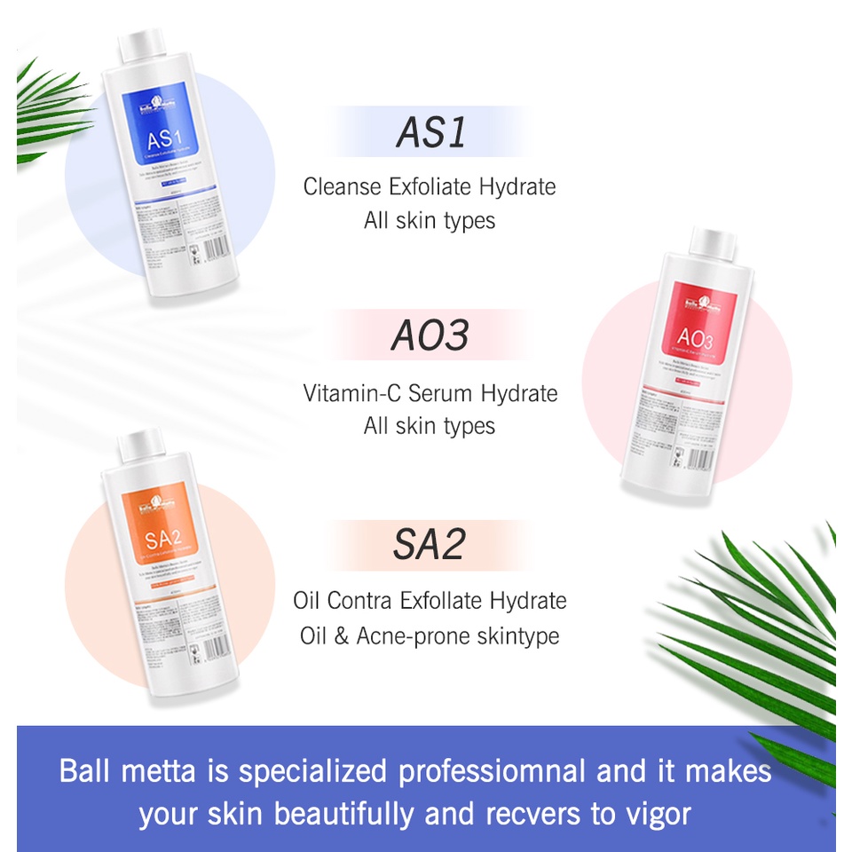 【AS1 AO3 SA2-400ml】Serum Hydra Facial Dan Oxygen Spray/Cairan Hydra Serum/Solusi Nutrisi Untuk Mesin Gelembung Oksigen Kecil