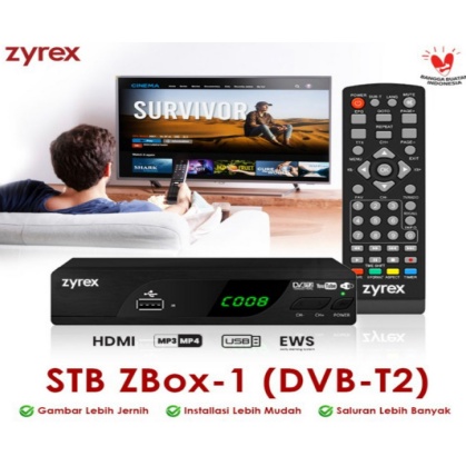 SET TOP BOX STB TV DIGITAL / PENERIMA SIARAN TV FULL HD DVB-T2