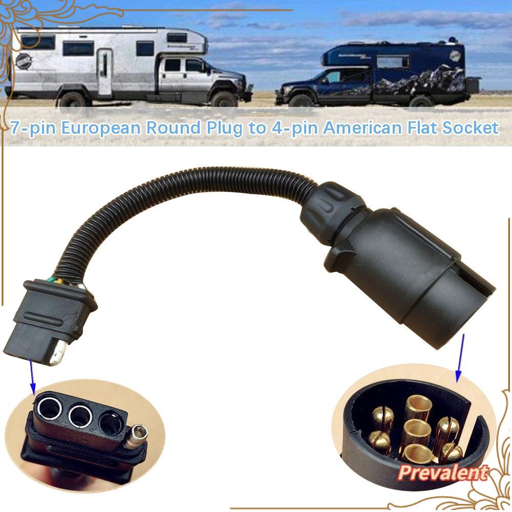 Preva Adaptor Colokan Trailer Konektor RV Handal Socket Adapter Trailer Derek Wiring Harness