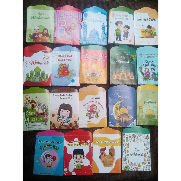 

Amplop Lebaran/Angpao motif islami