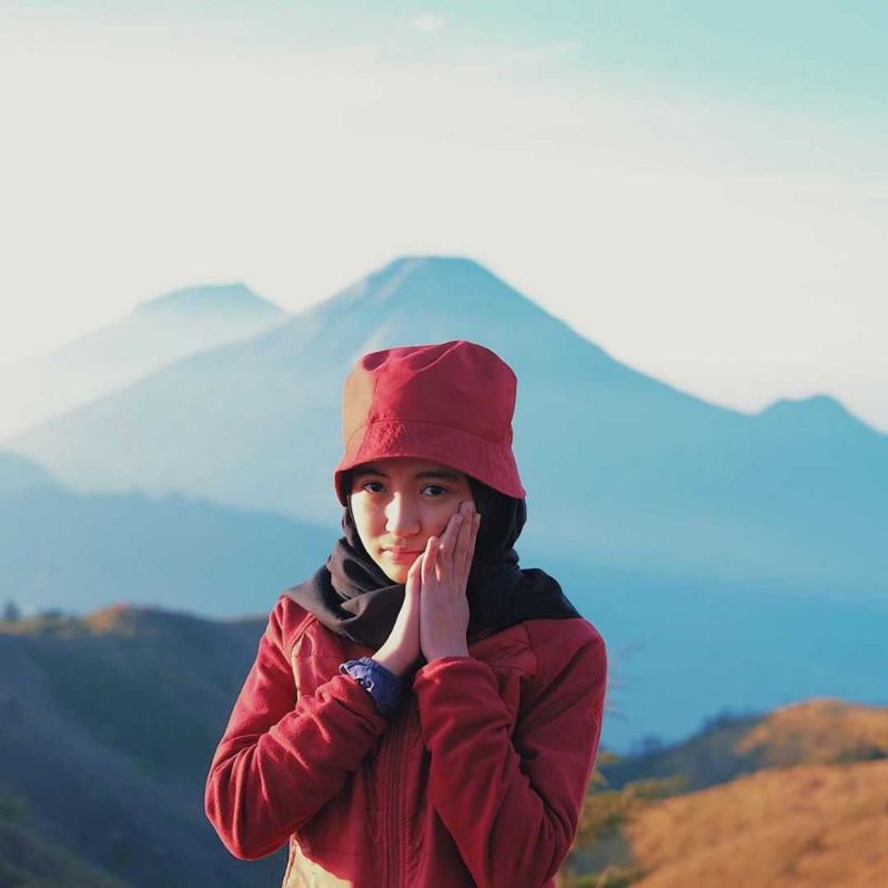 Topi Rimba Gunung Hiking Bucket Hat Korea Bolak Balik Fashion Kekinian Pria Wanita Hutan Memancing