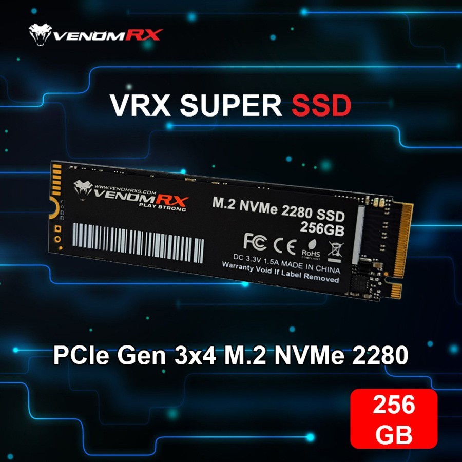 SSD VenomRX Super NVME M.2 2280 PCIe Gen3x4