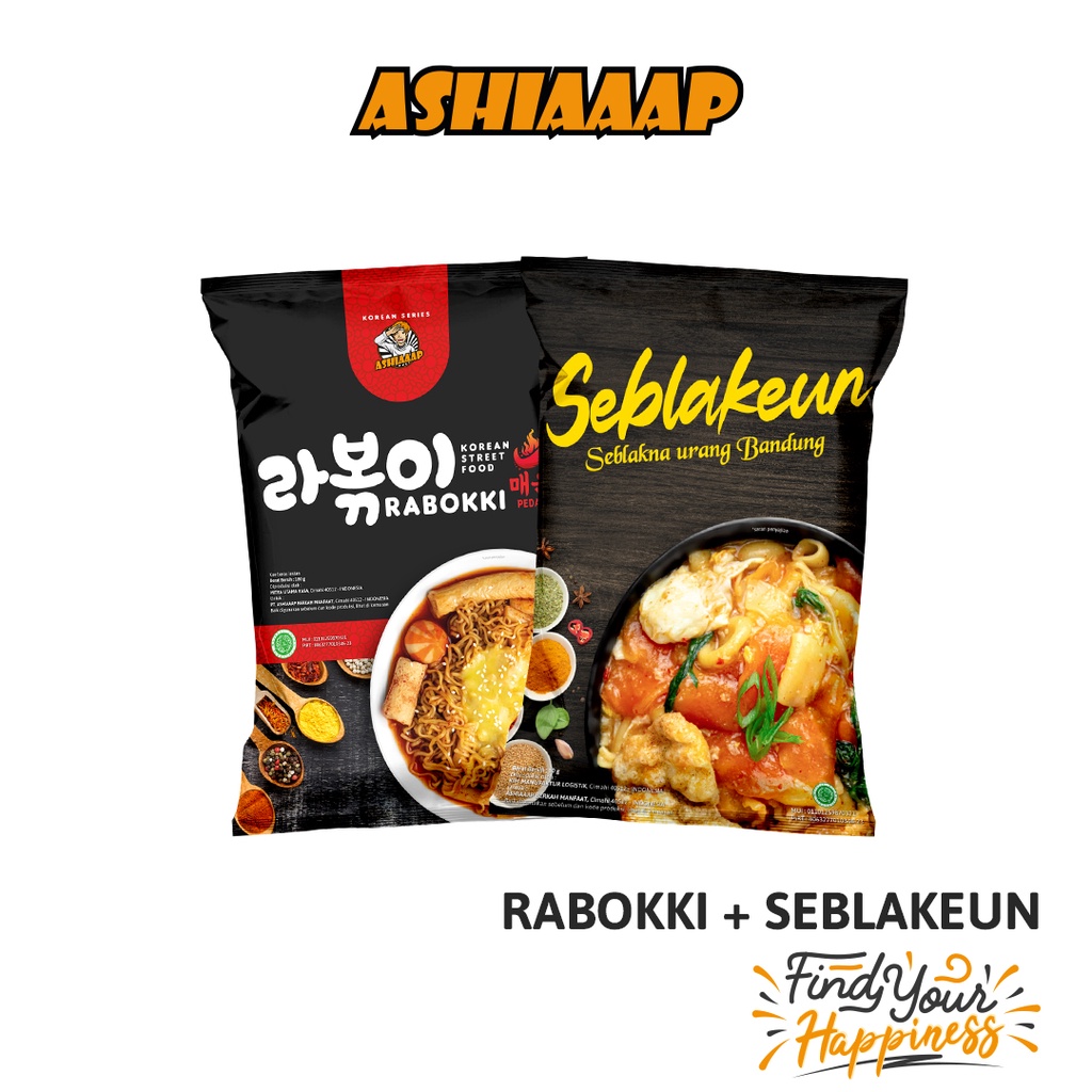 

PAKET Paling Best Seller Rabokki + Seblakeun