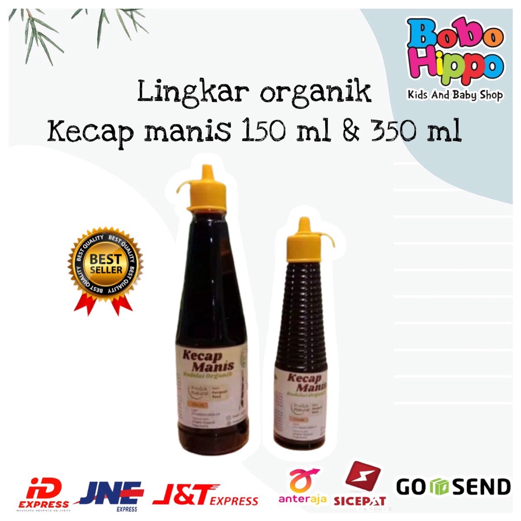 

Kecap organic non MSG - kecap manis lingkar organik 150 & 350ml